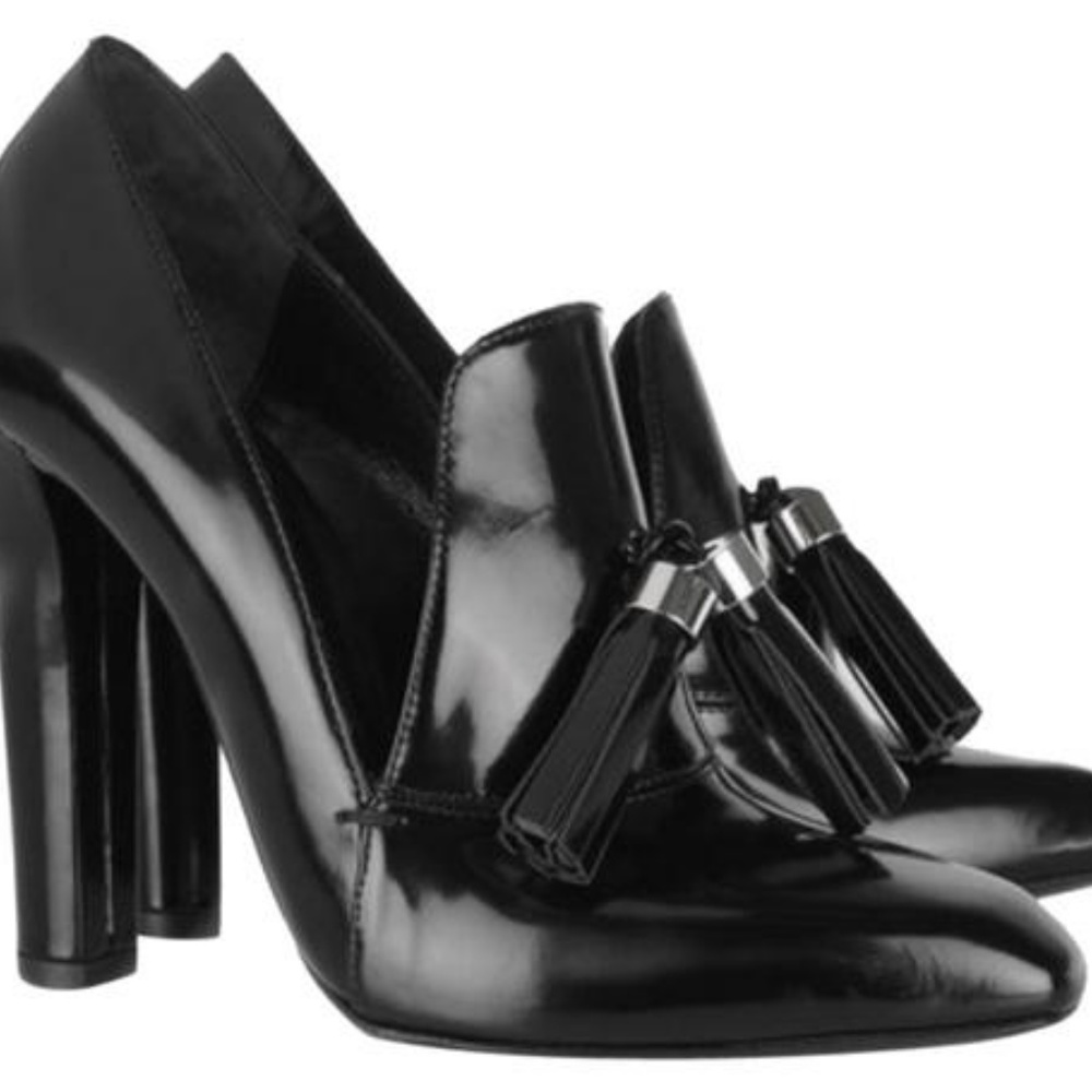 Alexander Wang Black Anais Loafer Pumps